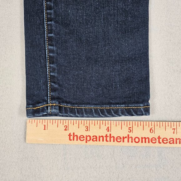 Lucky Brand Jeans Womens 8/29 Long Blue Denim Leyla Skinny Mid Rise - Picture 9 of 13